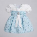 Baby Girls Floral Cotton Fancy Party Frock 1 to 3 Years