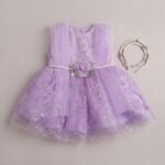 Baby Girls Net Fancy Sequined Party Frock