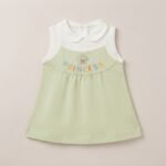 Baby Girls Princess Embroidery Cotton Two-Piece Suit Sizes 14, 16, 18 - Image 2
