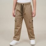 Boys Cotton Cargo Trousers - Image 4