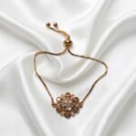 Gold Stainless Steel Crystal Charm Adjustable Bracelets (Multiple Designs) - Image 14