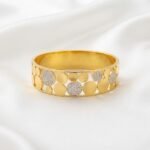 Gold Stainless Steel Filigree Swirl Crystal Cuff Bangle (Assorted Styles) - Image 7