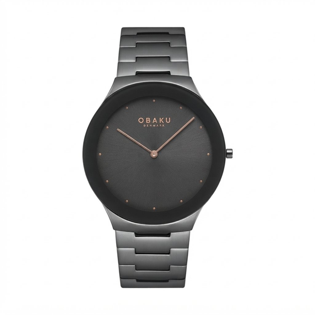 Obaku Spejl Ash V290GXUUSU Men’s Watch Obaku Spejl Ash V290GXUUSU Men’s Watch - Image 1