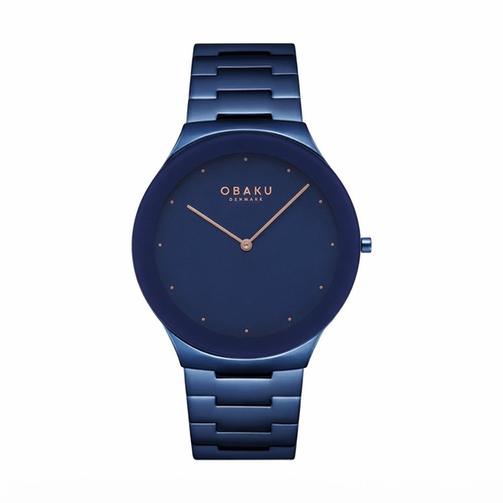 Obaku Spejl Bleu V290GXLLSL Men’s Watch Obaku Spejl Bleu V290GXLLSL Men’s Watch - Image 1