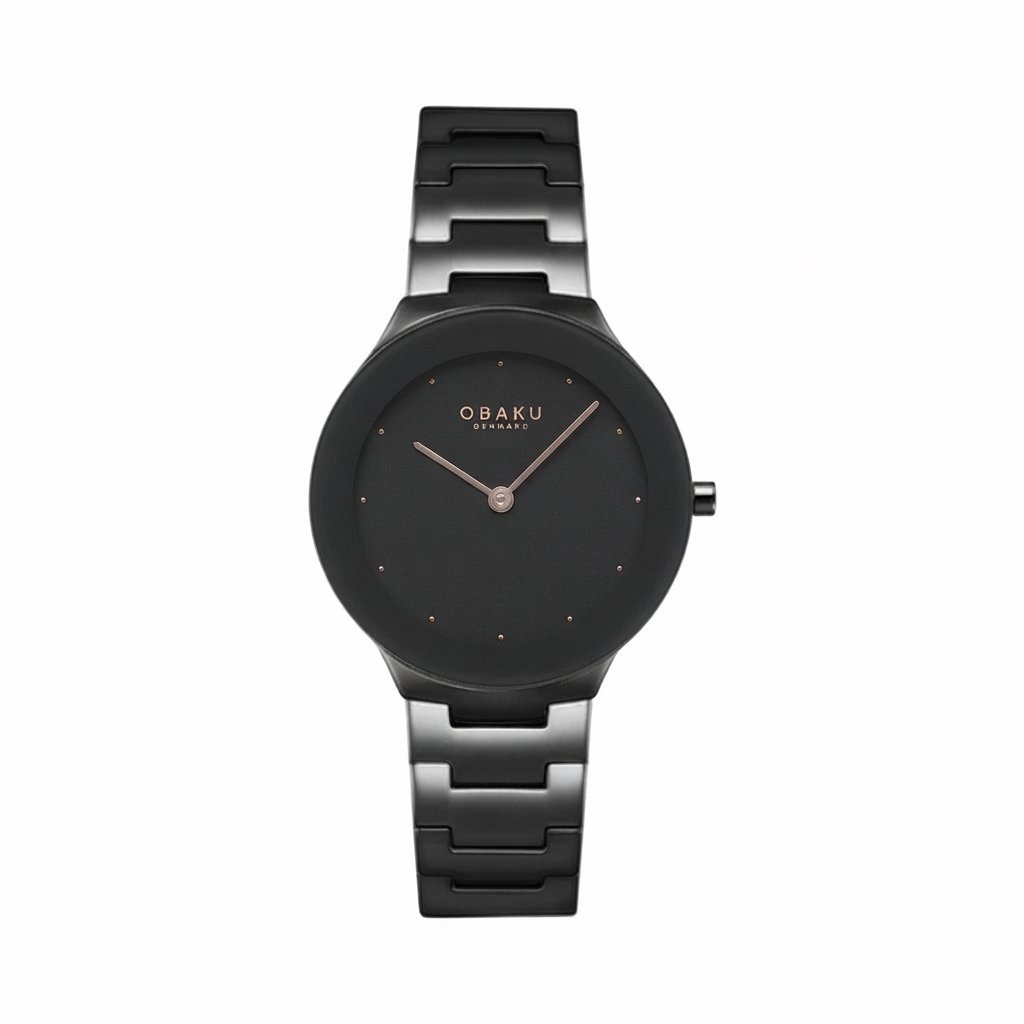 Obaku Spejl Lille Dark V290LXBBSB Women’s Watch Obaku Spejl Lille Dark V290LXBBSB Women’s Watch - Image 1