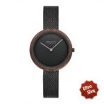 Obaku Trae Lille Charcoal V245LXBBMB Women’s Watch