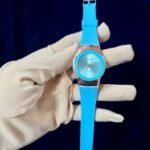 Sporty Ladies Watch Rubber Strap Blue Edition