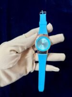 Sporty Ladies Watch Rubber Strap Blue Edition